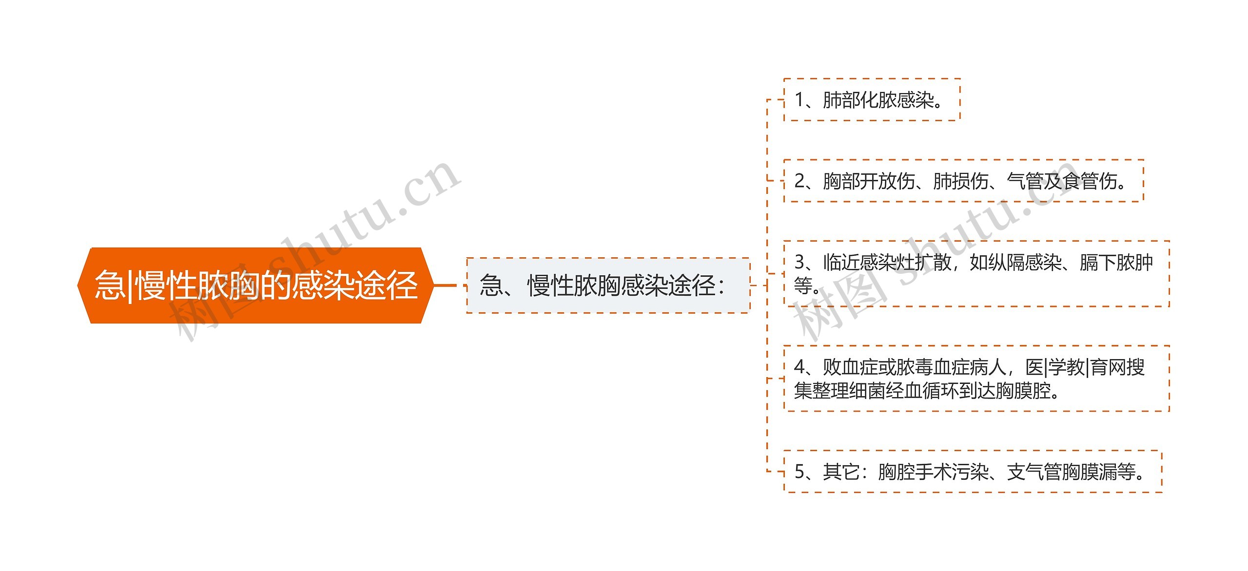 急|慢性脓胸的感染途径 急|慢性脓胸的感染途径