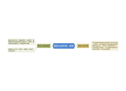 固定义齿作用、类型