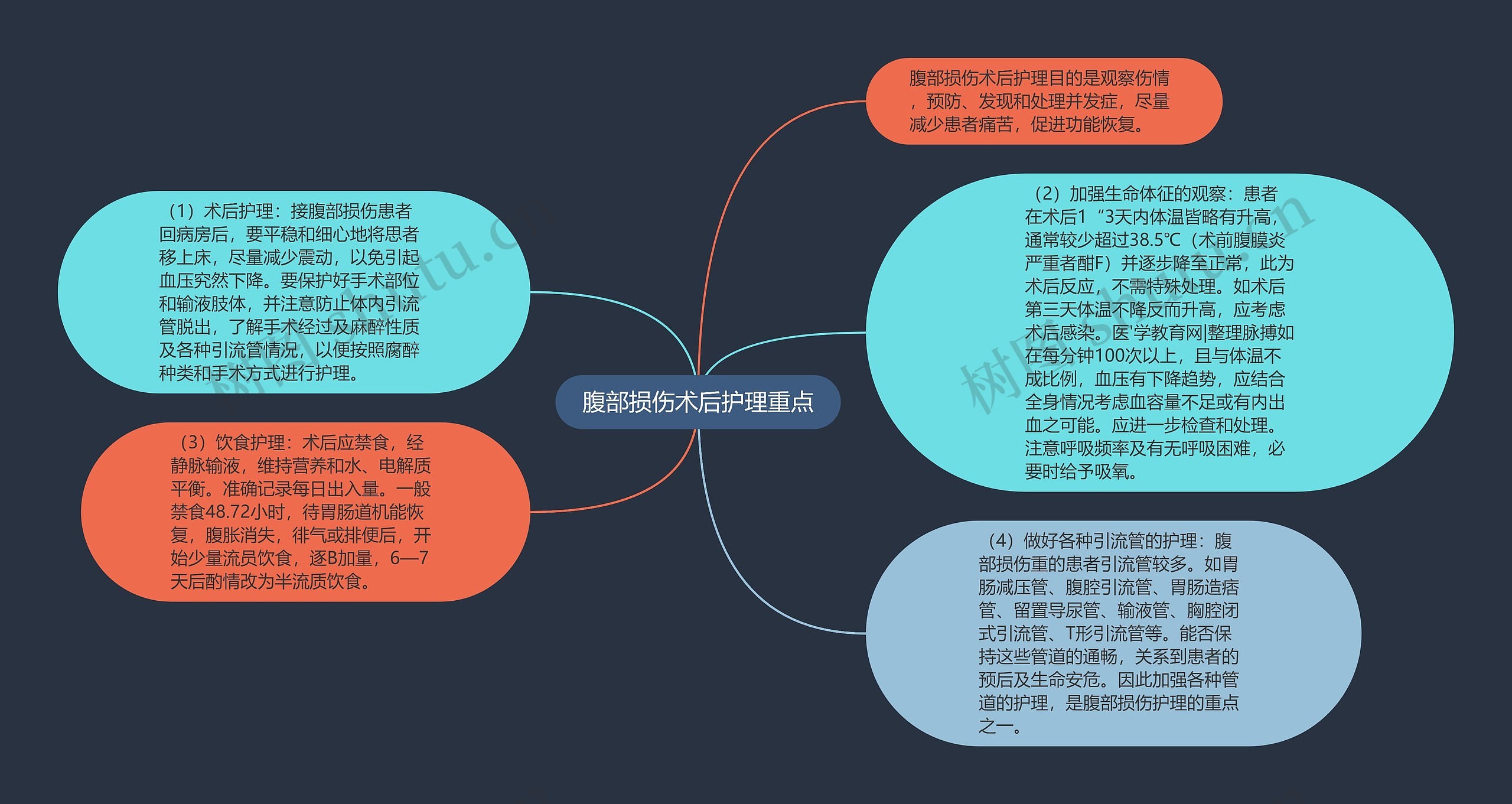 腹部损伤术后护理重点