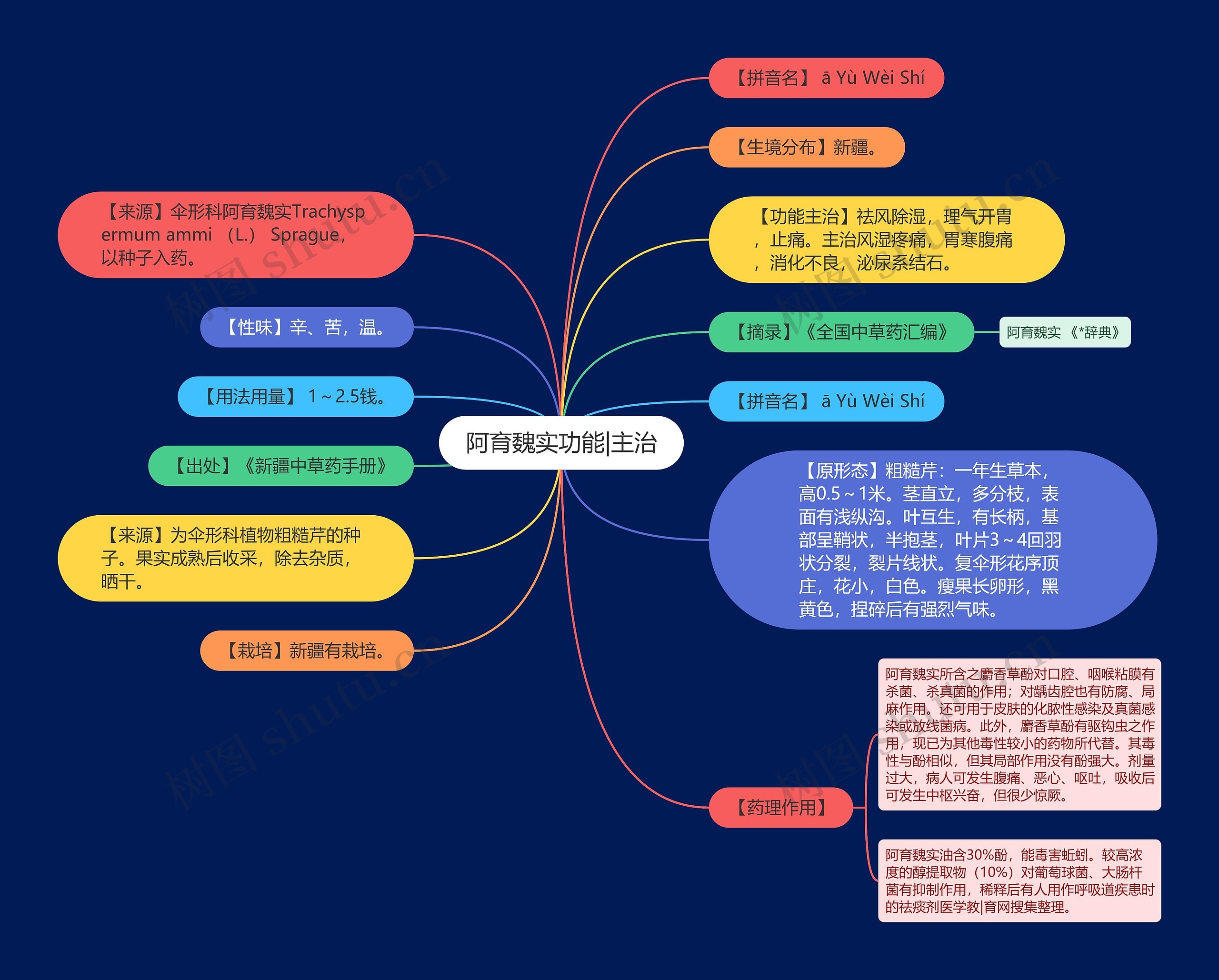 阿育魏实功能|主治 阿育魏实功能|主治