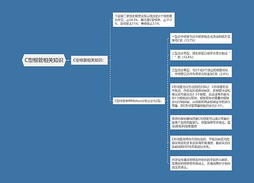 C型根管相关知识