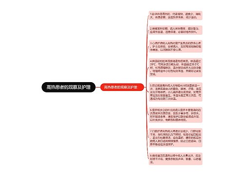 高热患者的观察及护理