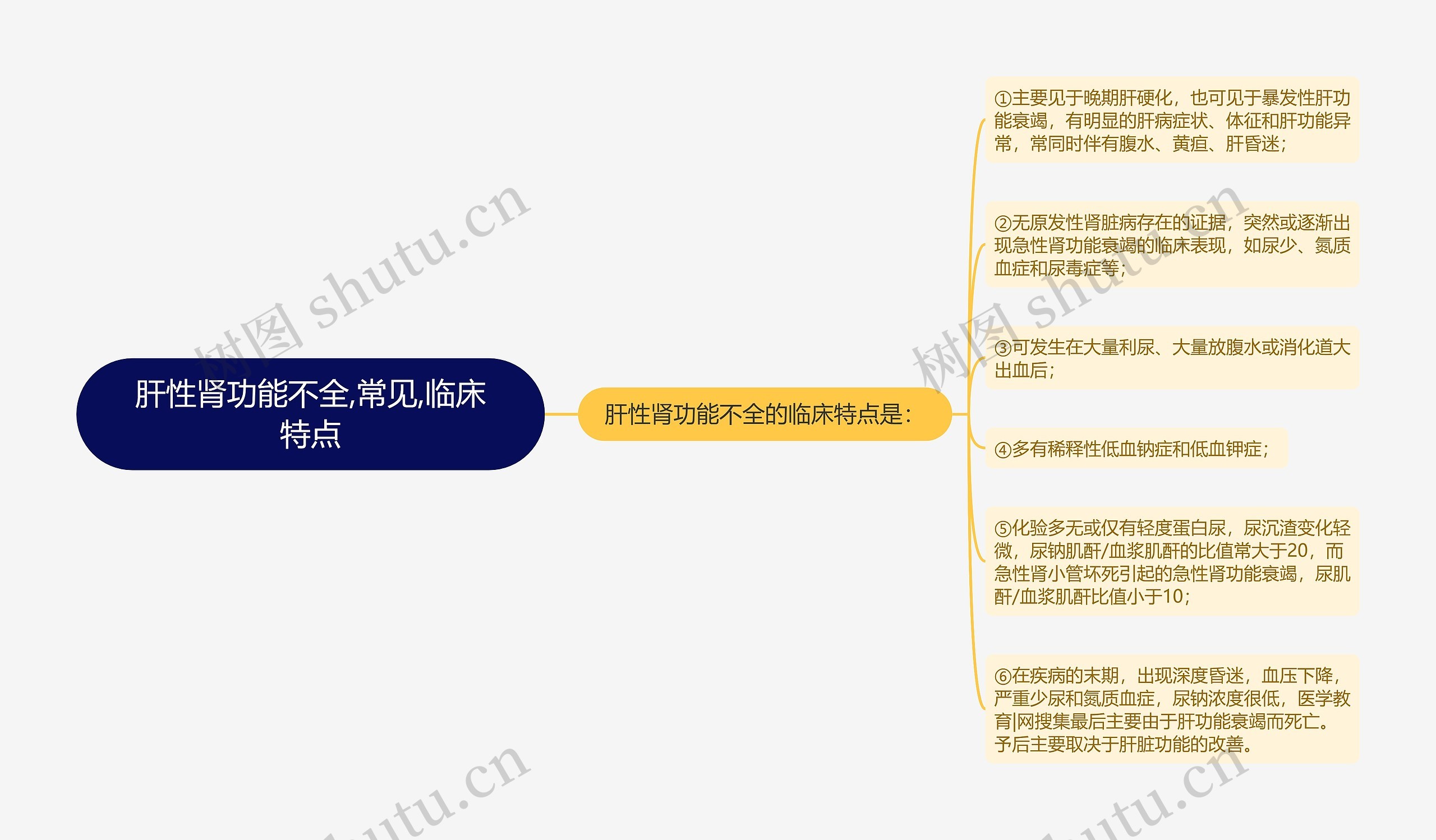 肝性肾功能不全,常见,临床特点