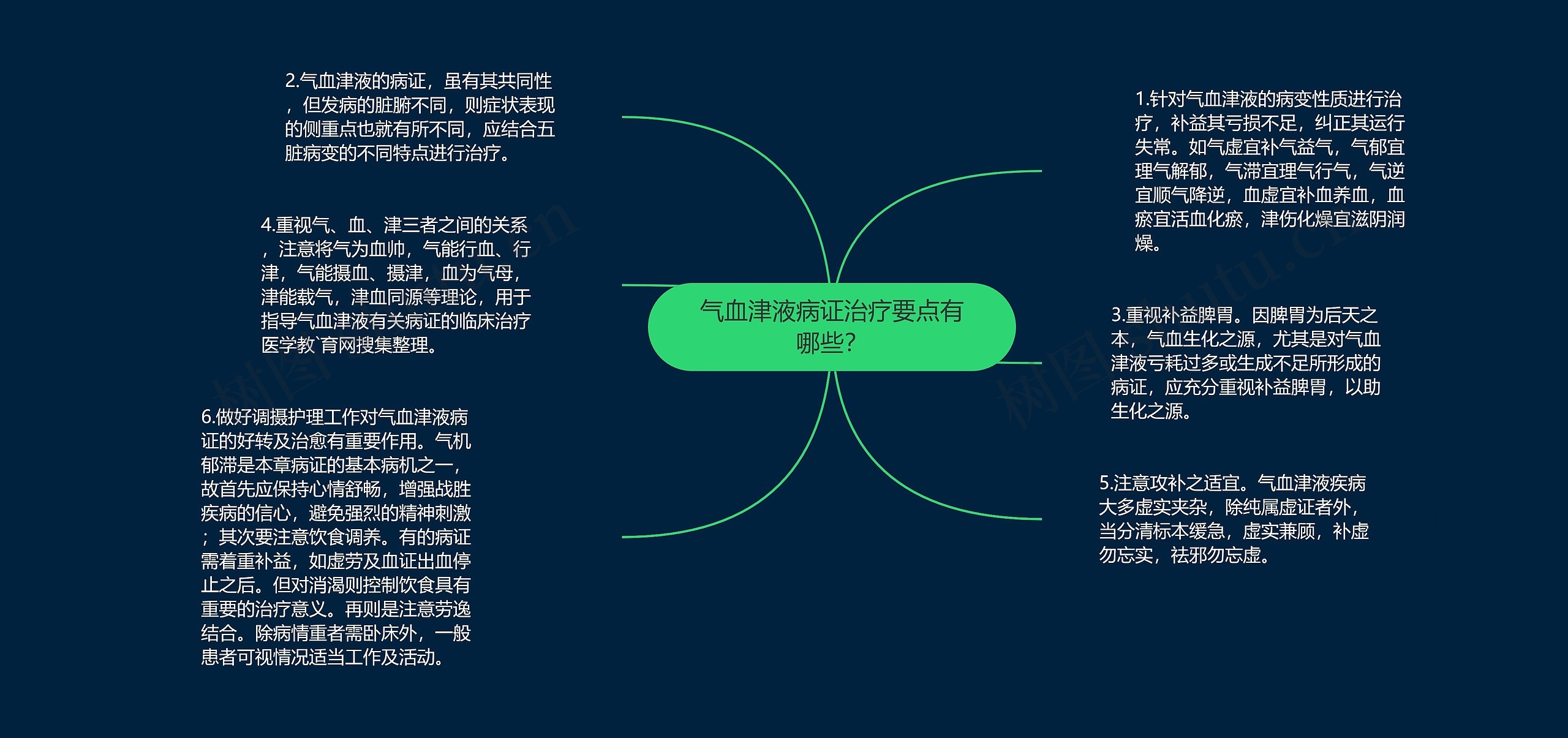 气血津液病证治疗要点有哪些？