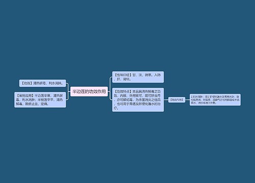 半边莲的功效作用