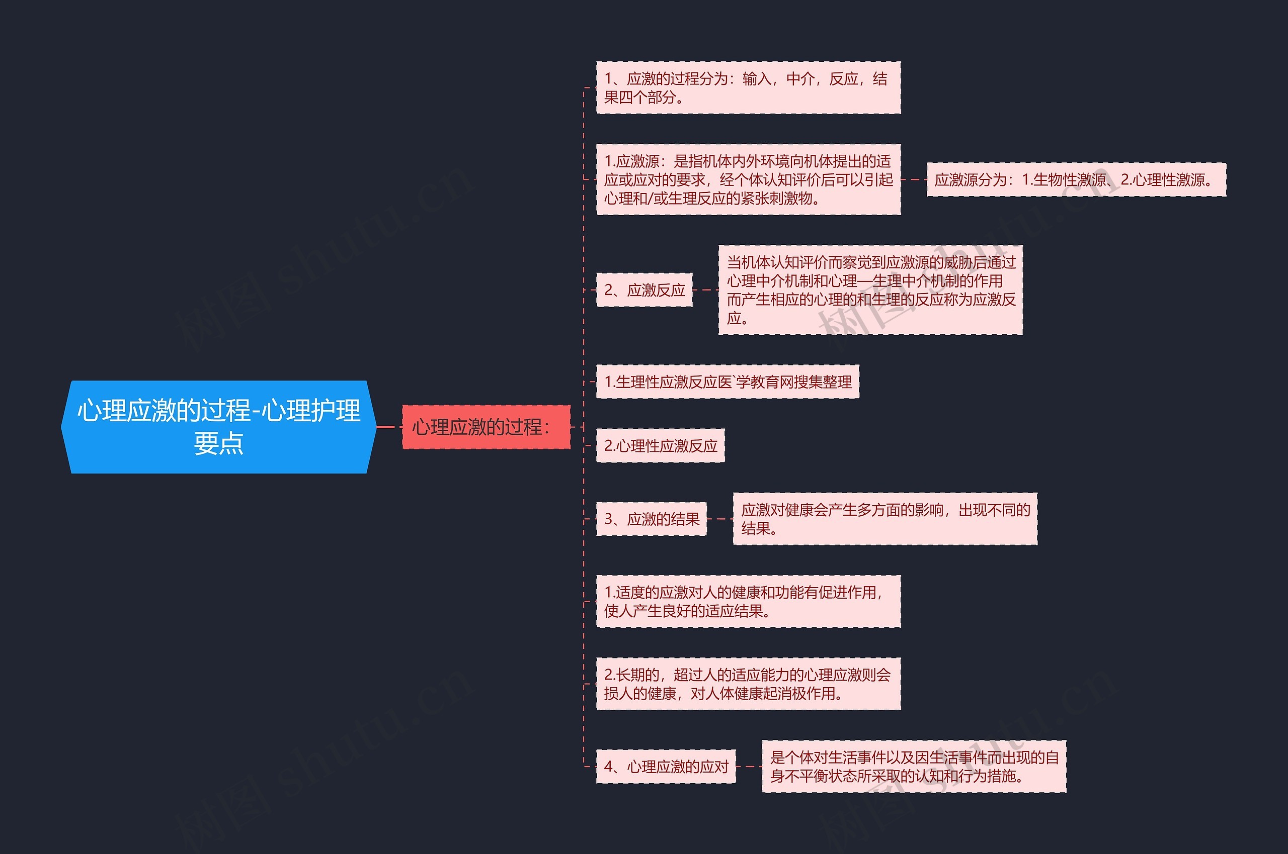 心理应激的过程-心理护理要点