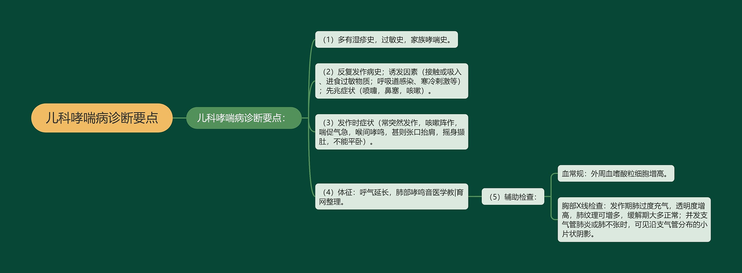 儿科哮喘病诊断要点