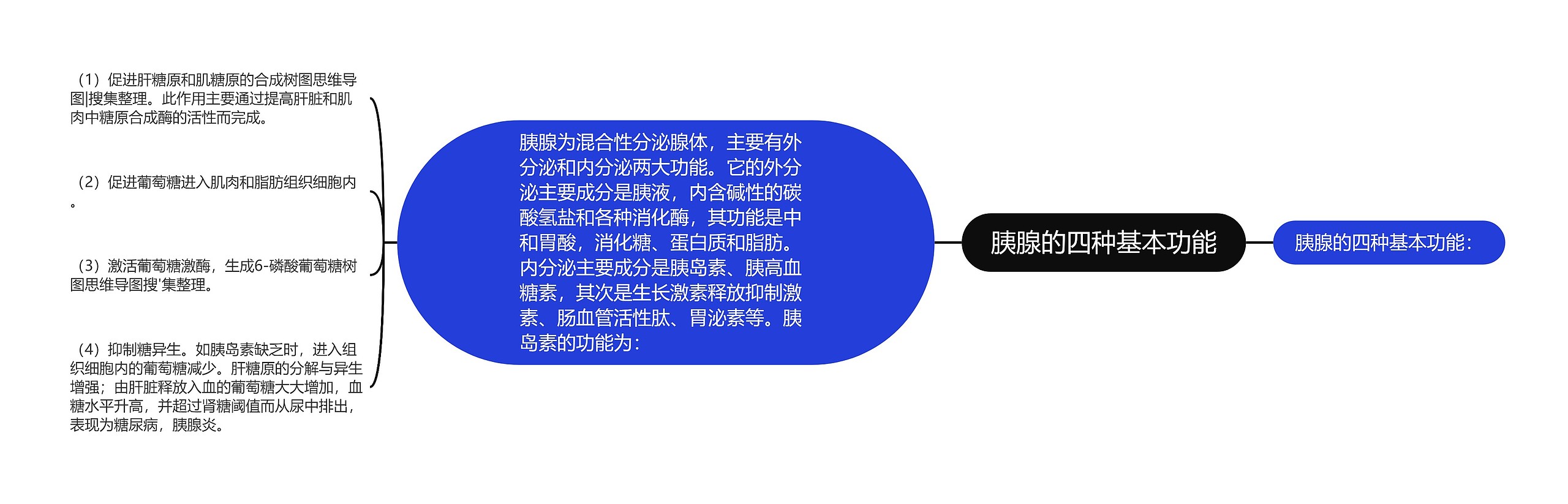胰腺的四种基本功能 胰腺的四种基本功能