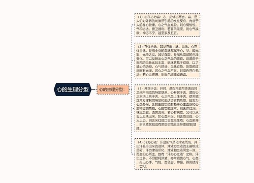 心的生理分型