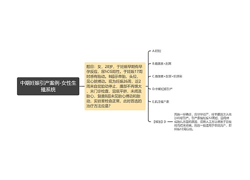 中期妊娠引产案例-女性生殖系统