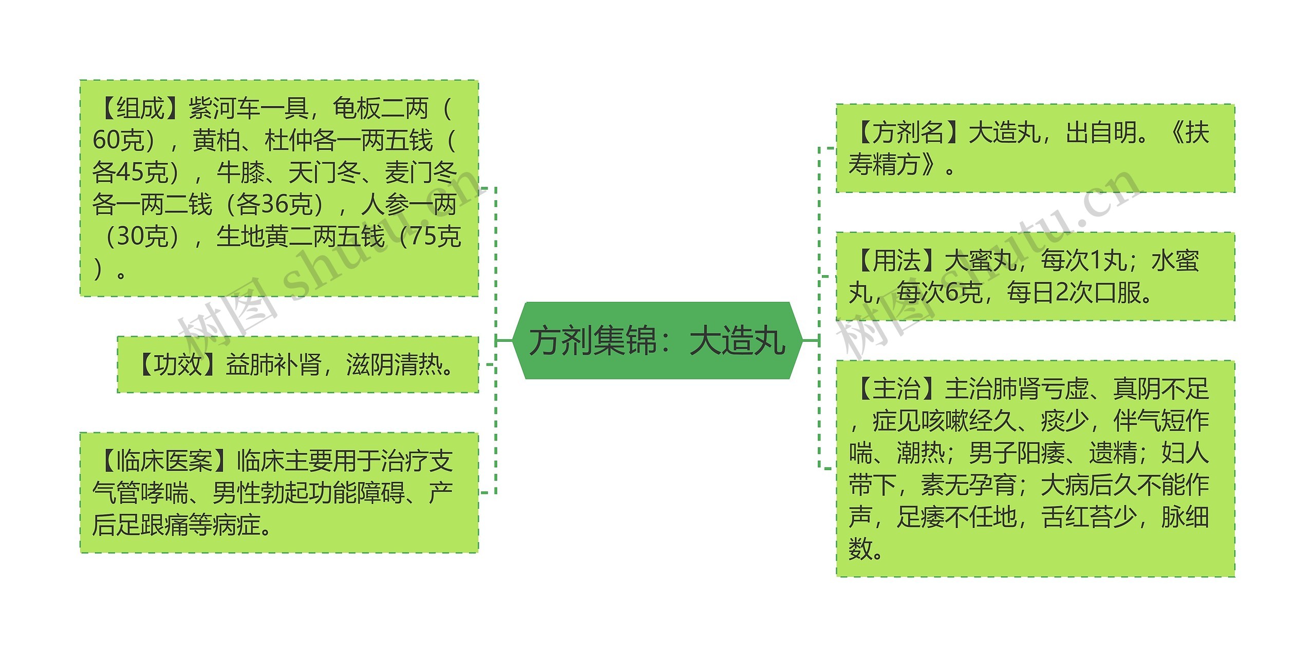 方剂集锦：大造丸