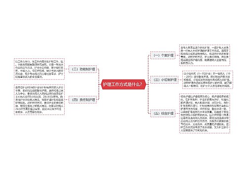 护理工作方式是什么？