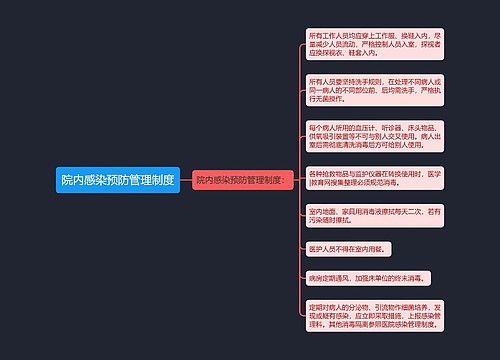 院内感染预防管理制度