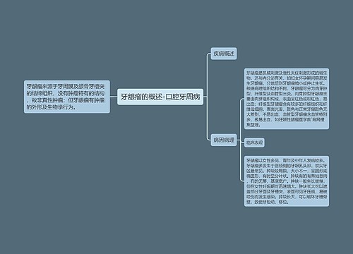 牙龈瘤的概述-口腔牙周病