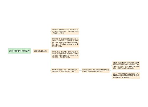 肾脏损伤的分类简述