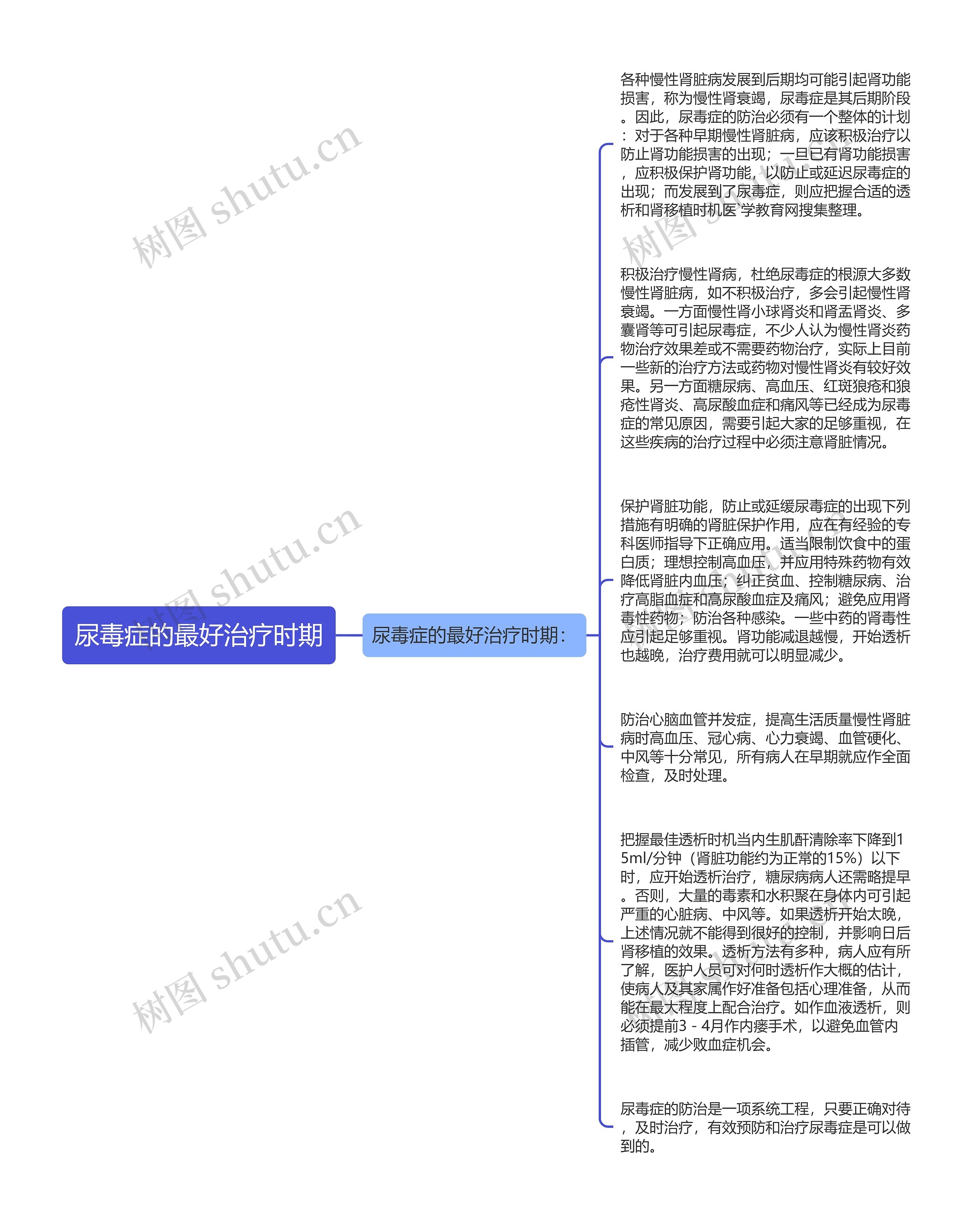 尿毒症的最好治疗时期