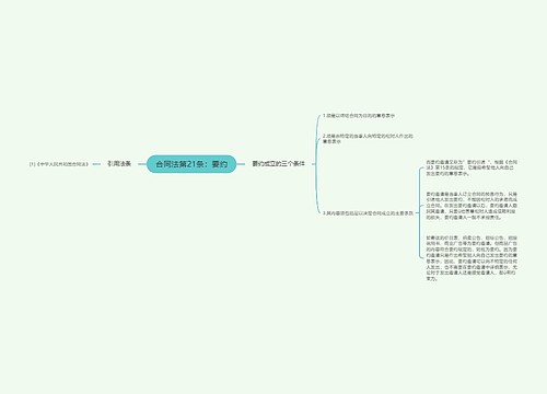 合同法第21条：要约