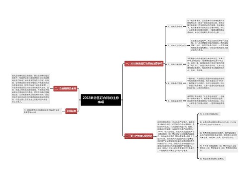 2022新房签订合同的注意事项