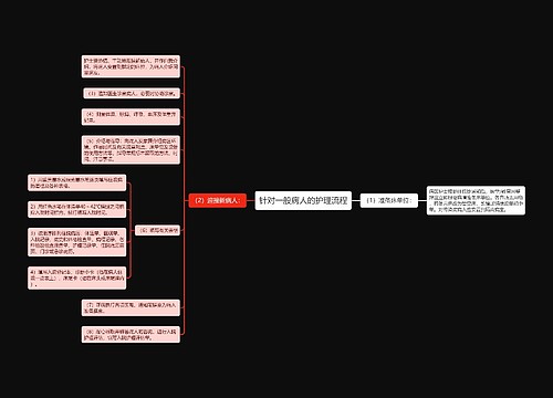 针对一般病人的护理流程