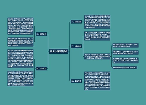 初生儿期保健要点