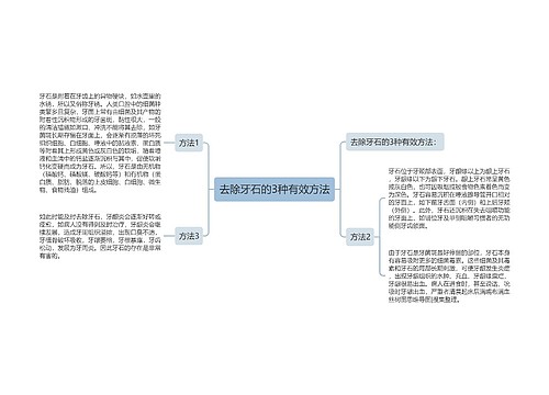 去除牙石的3种有效方法