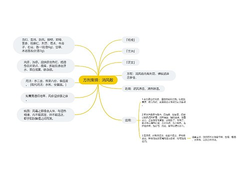 方剂集锦：消风散