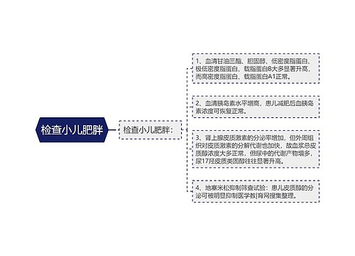 检查小儿肥胖