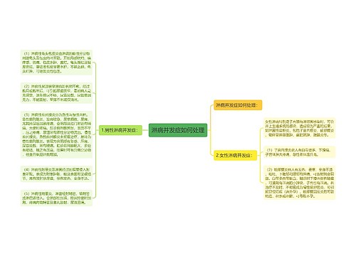 淋病并发症如何处理