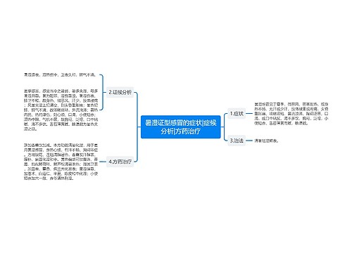 暑湿证型感冒的症状|症候分析|方药治疗