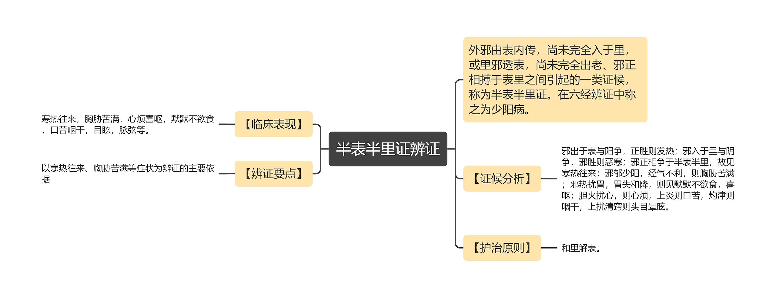 半表半里证辨证