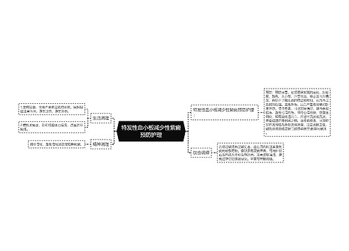 特发性血小板减少性紫癜预防护理