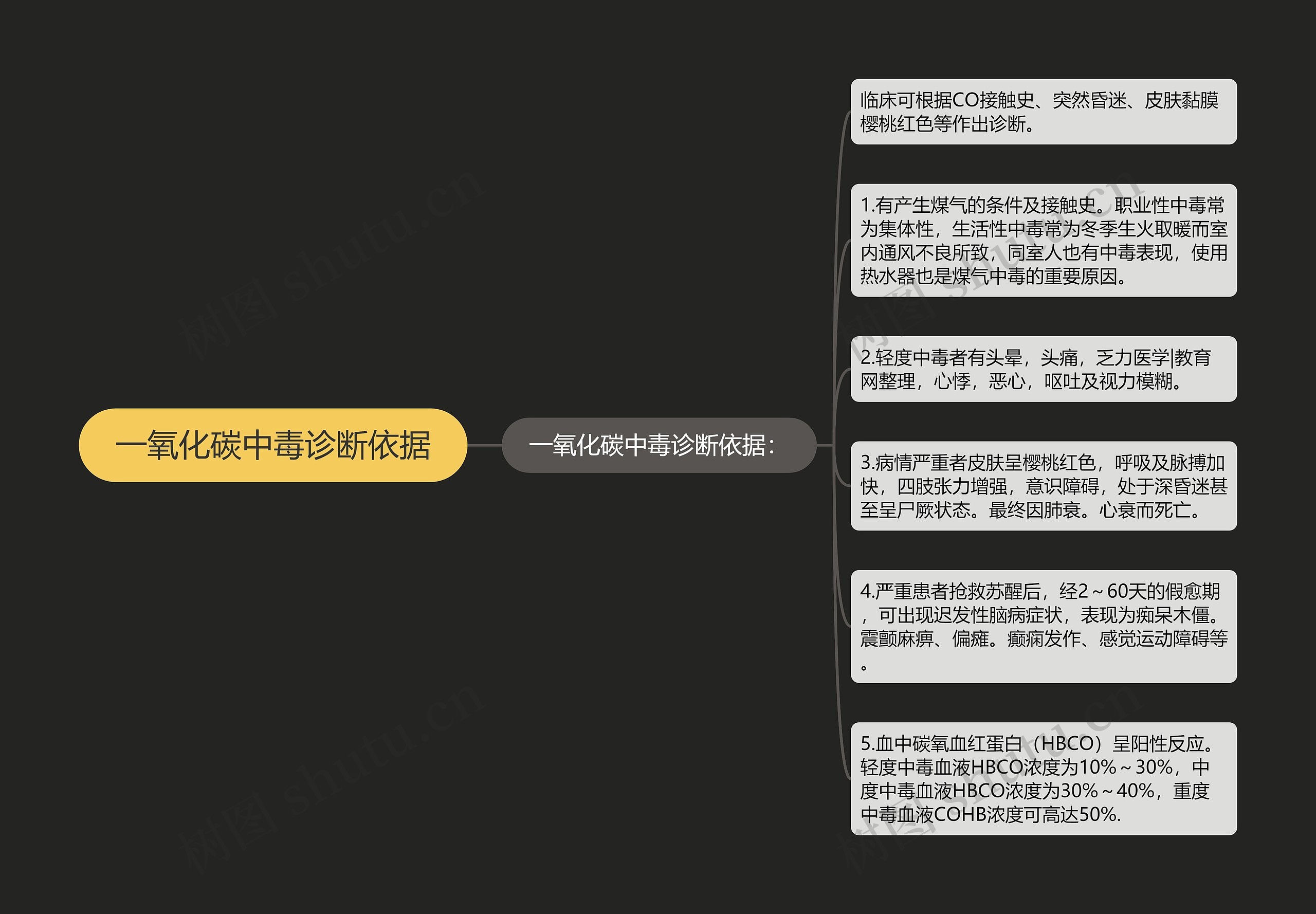 一氧化碳中毒诊断依据 一氧化碳中毒诊断依据