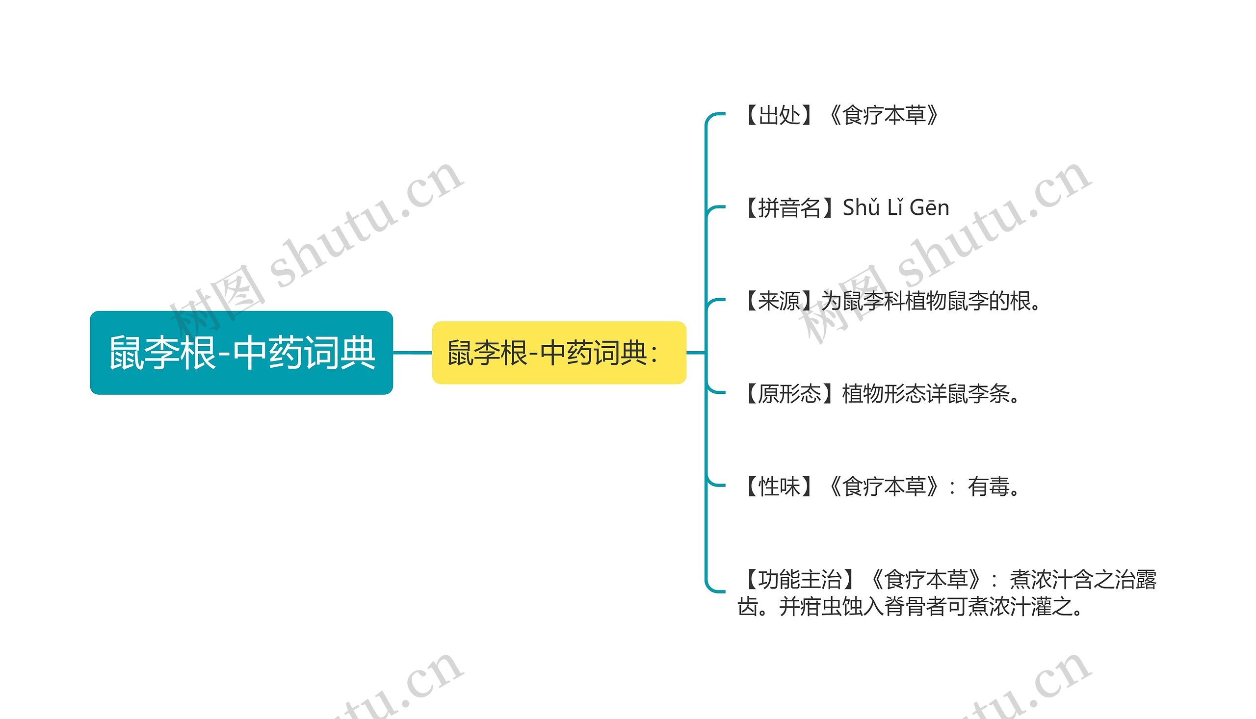 鼠李根-中药词典