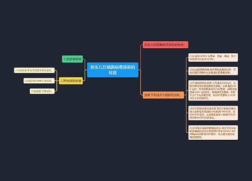 新生儿巨细胞病毒感染的检查