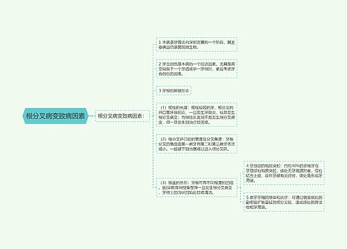 根分叉病变致病因素