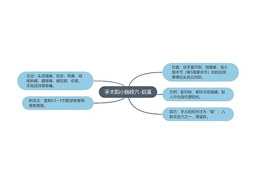 手太阳小肠经穴-后溪