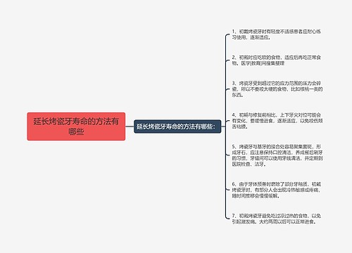 延长烤瓷牙寿命的方法有哪些