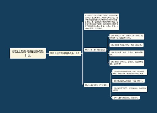 诊断上颌骨骨折的要点是什么