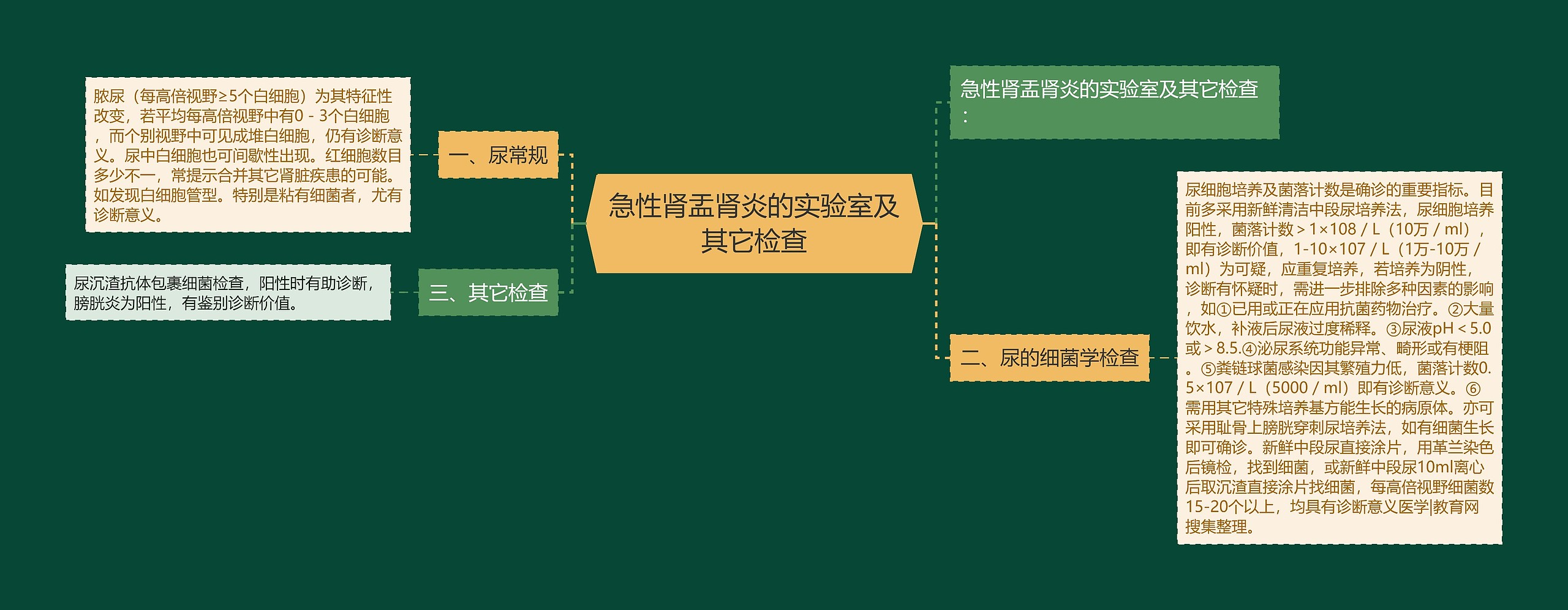 急性肾盂肾炎的实验室及其它检查