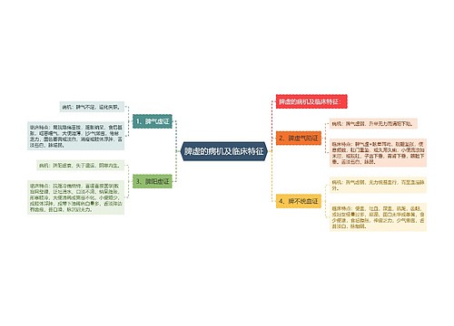 脾虚的病机及临床特征