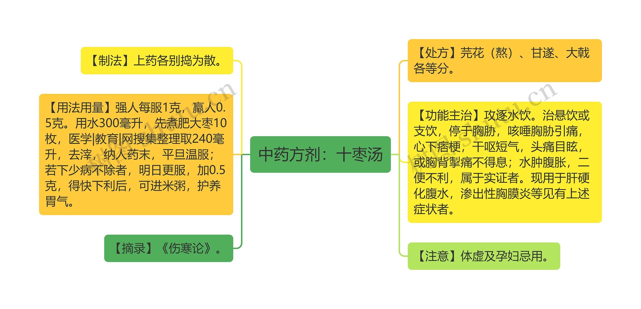 中药方剂：十枣汤