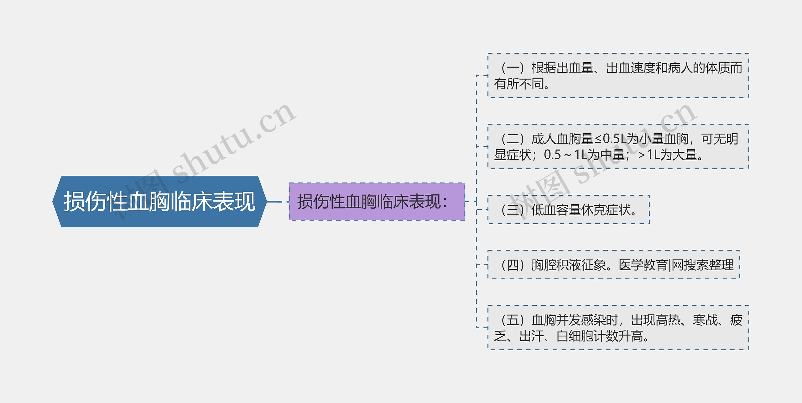 损伤性血胸临床表现