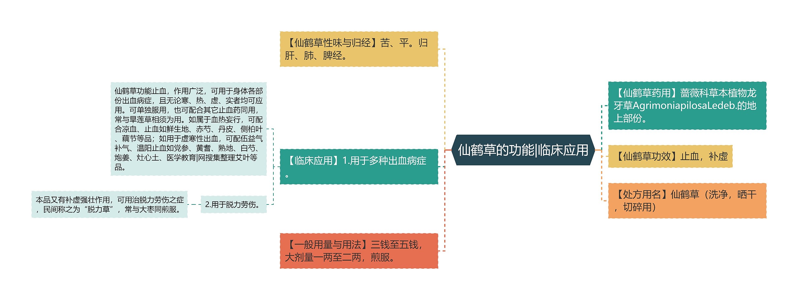 仙鹤草的功能|临床应用