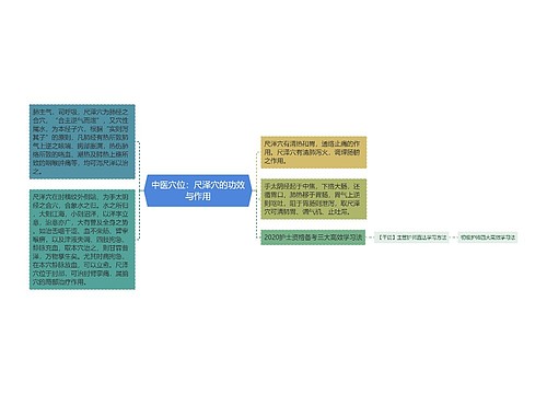 中医穴位：尺泽穴的功效与作用