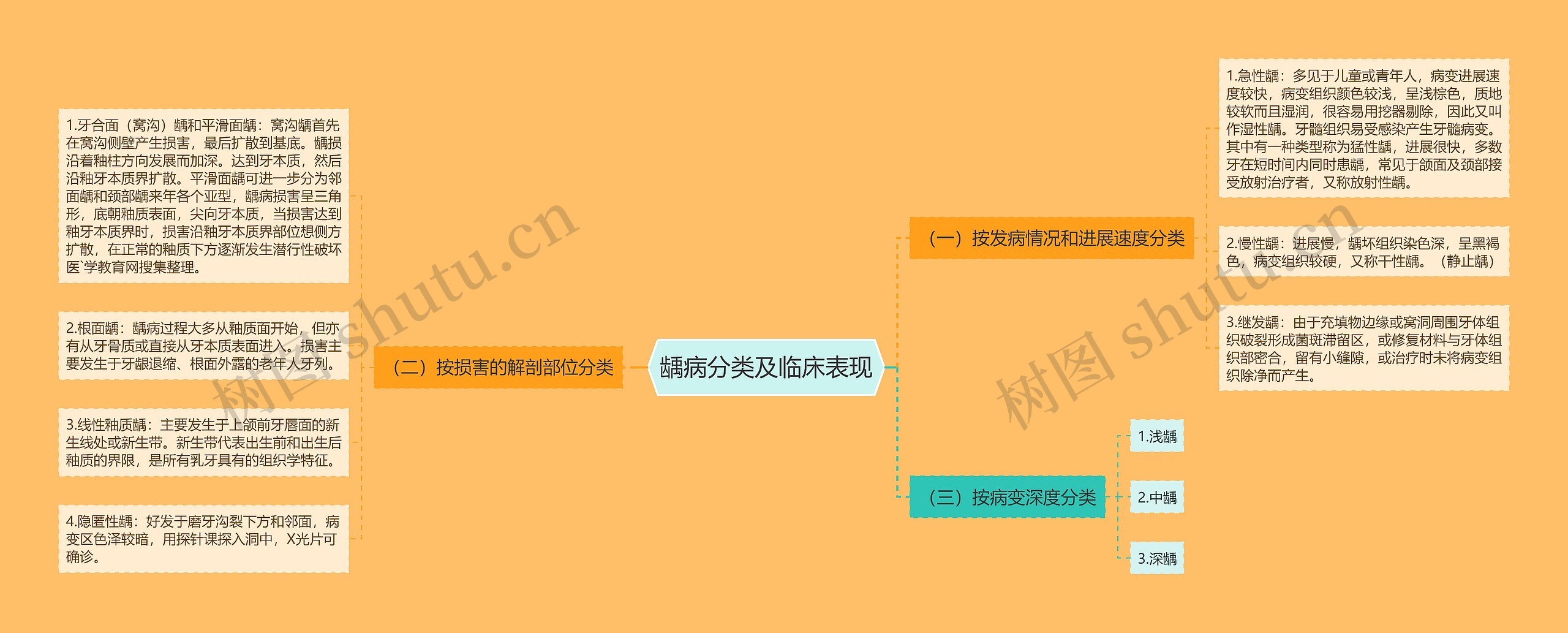 龋病分类及临床表现