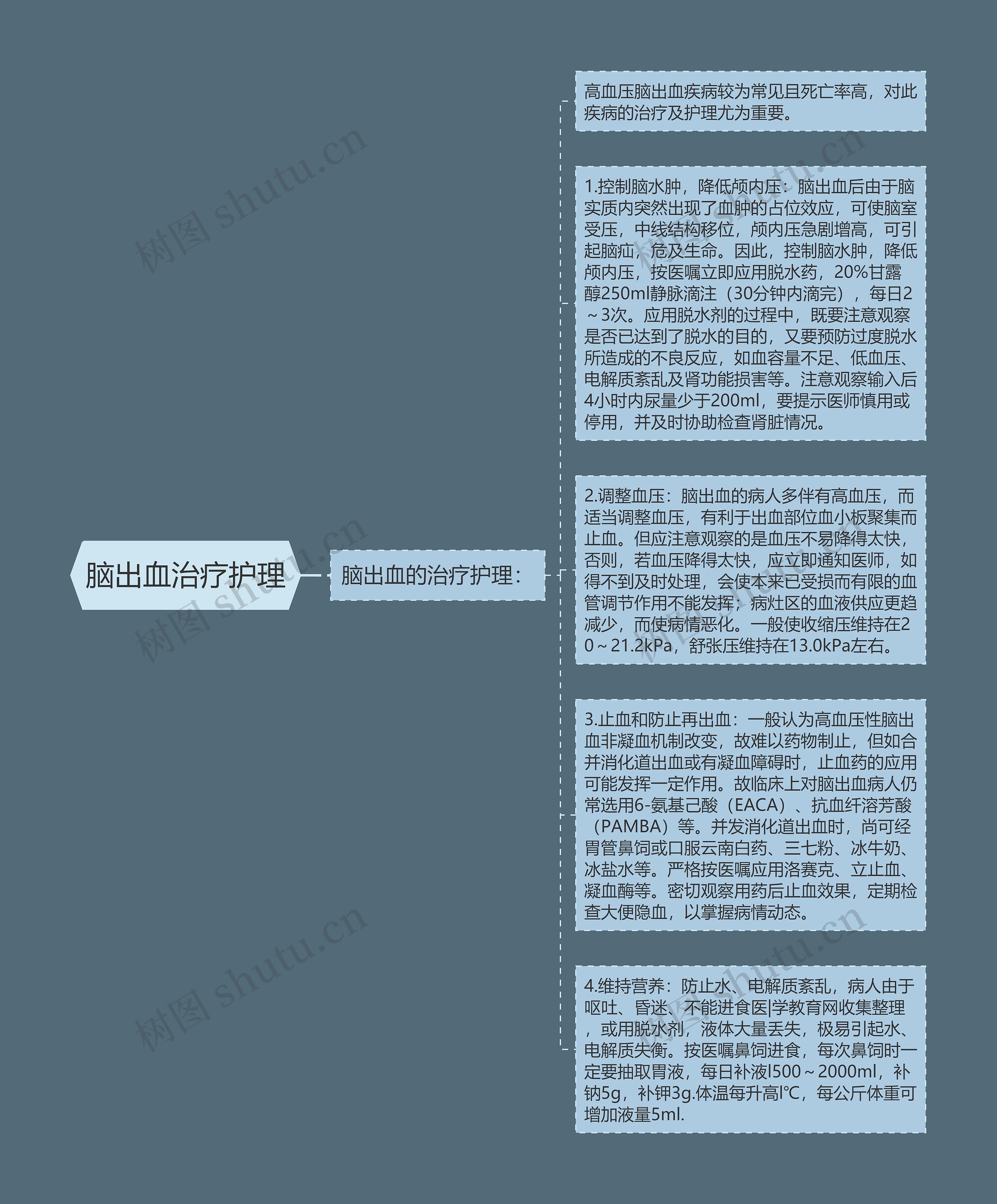 脑出血治疗护理