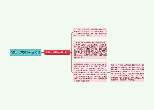 湿阻治疗原则-中医内科