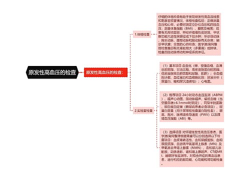 原发性高血压的检查