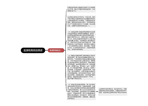 医源性高血压简述