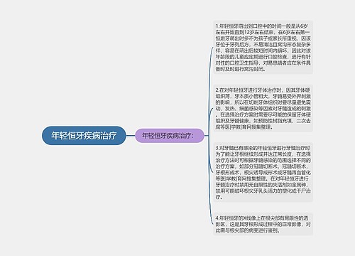 年轻恒牙疾病治疗